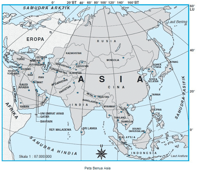 Karakteristik Benua Asia