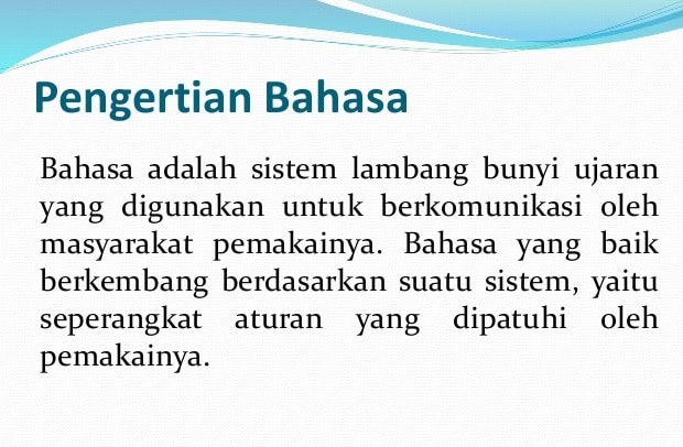 Definisi Bahasa Pengertian Sejarah Fungsi Dan Manfaatnya Lengkap Hot