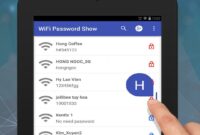 Menggunakan Aplikasi Wifi Password